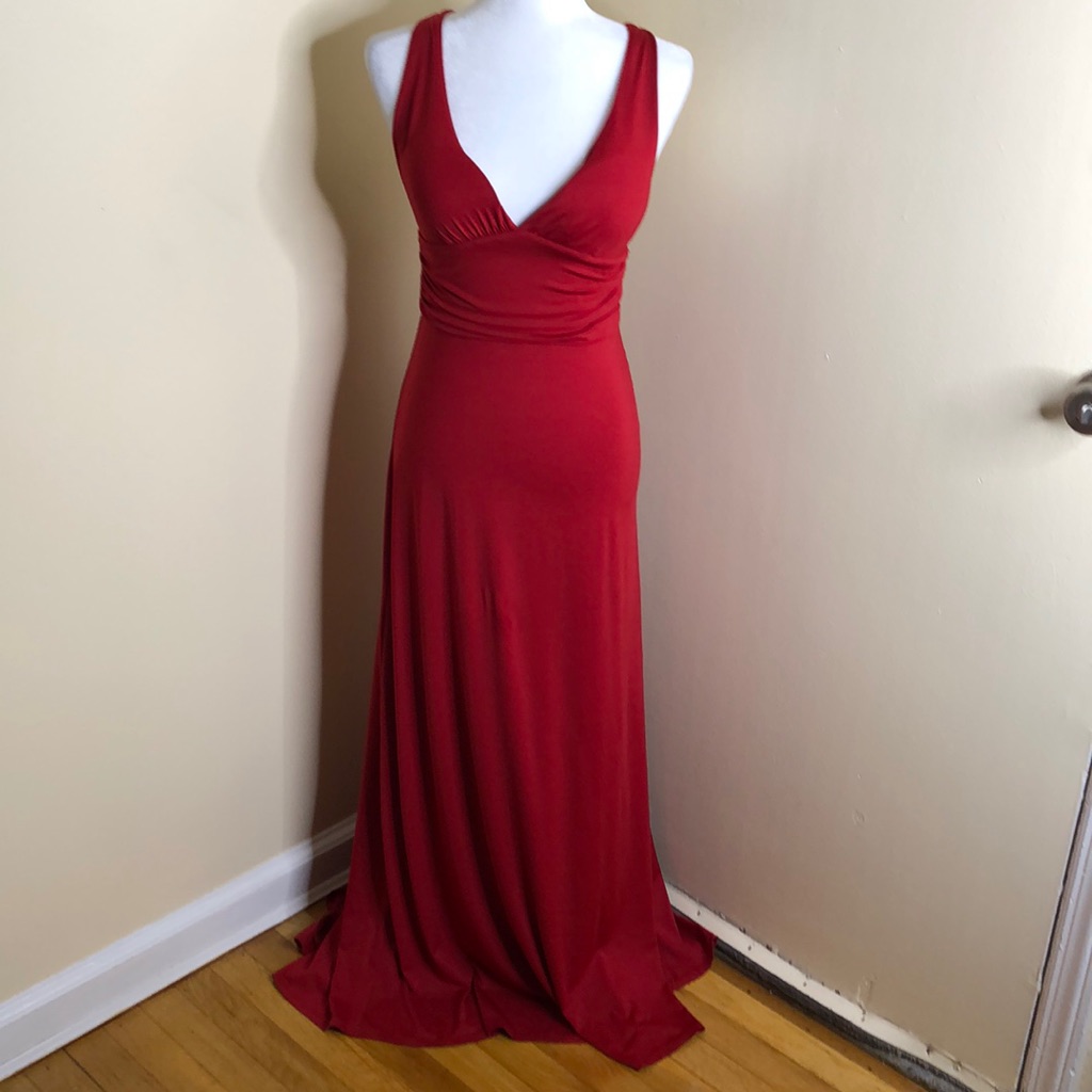 Forplay Born In Hollywood Long Red Dress Size M